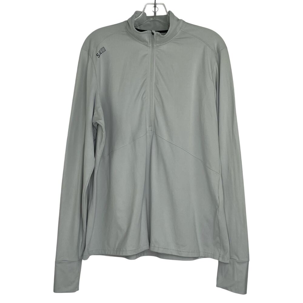 5.11 Physical Training Ready quarter zip light gray long sleeve women's size XL